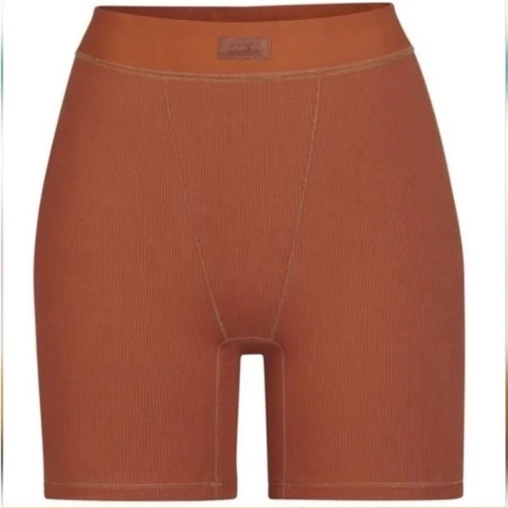 3X Skims Soft Lounge Boxer Shorts Copper